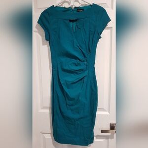Le Chateau Teal Mini Dress